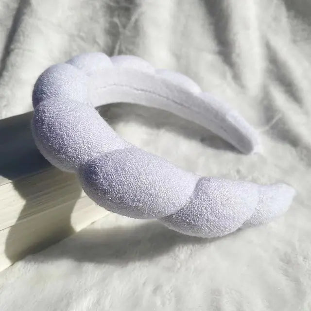 Spa Makeup Bubble Terry Cloth Headband