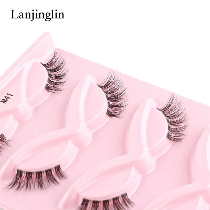 Half Lashes Cat Eye Natural Long Full Strip Lashes