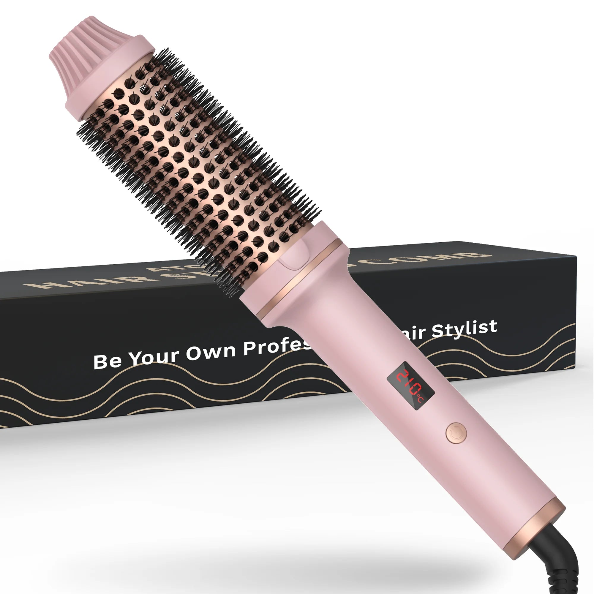 1.5 Inch Hair Curling Iron Brush