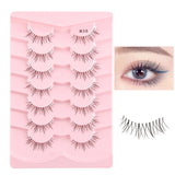 Natural False Eyelashes Thin Band Hand Made