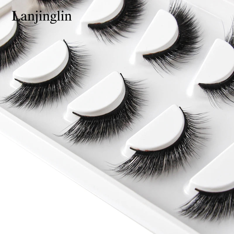 New False Eyelashes Cat Eyes Natural Long Full Strip Lashes