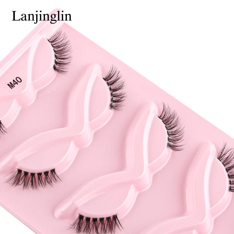 Half Lashes Cat Eye Natural Long Full Strip Lashes