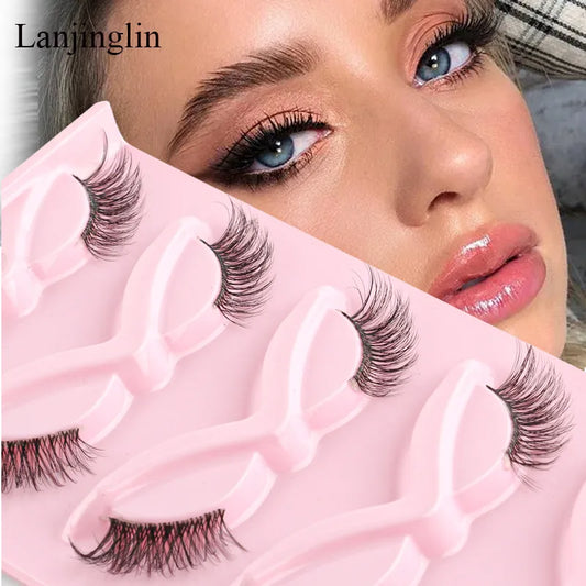 Half Lashes Cat Eye Natural Long Full Strip Lashes