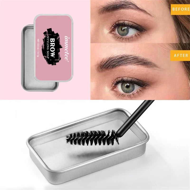 Waterproof Eyebrow Soap Long Lasting Hold Brow Gel