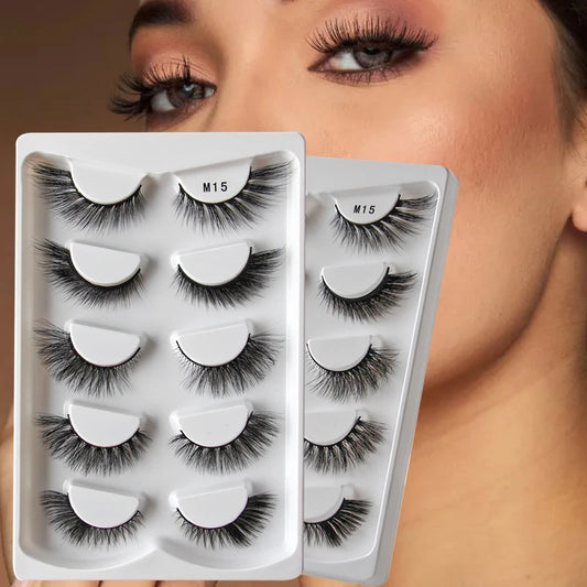 New False Eyelashes Cat Eyes Natural Long Full Strip Lashes