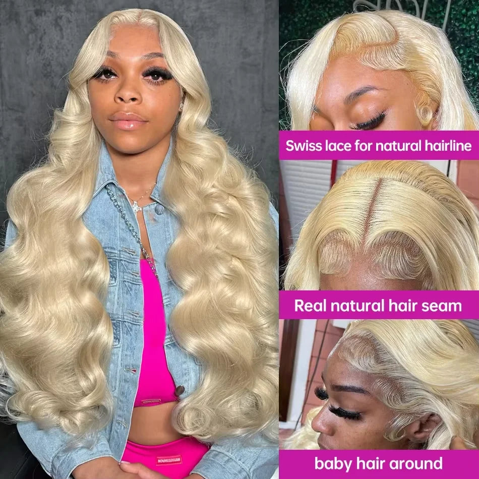 Honey Blonde 613 HD Lace Frontal Wig