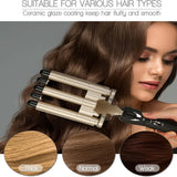 3-in-1 Deep & Small Wave Triple Barrel Hair Waver