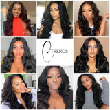 Brazilian Body Wave 3 Bundles Lace Frontal Closure