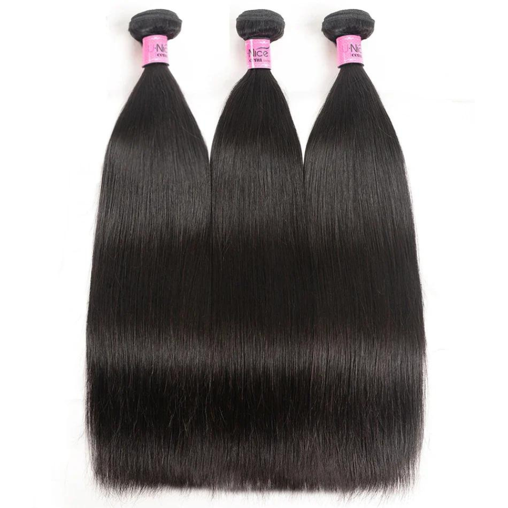 Straight Brazilian Hair Weave Bundles 100% Human Hair