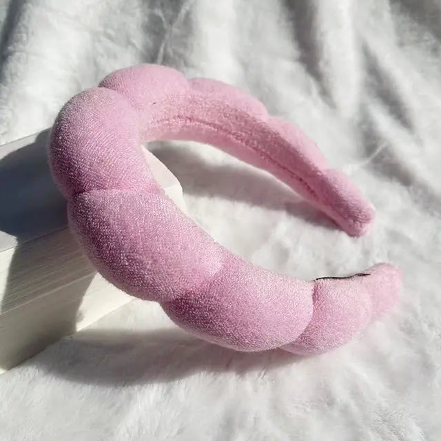 Spa Makeup Bubble Terry Cloth Headband